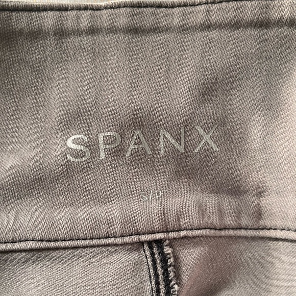 SPANX WOMENS DENIM PANTS LEGGINGS SIDE ZIP PULL ON 2310 SOLACE - Picture 8 of 10